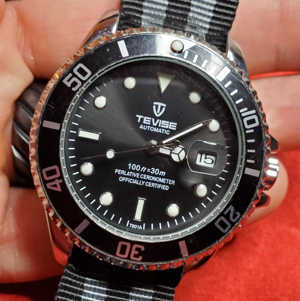 TEVISE Sub Automatic Mechanical Military Watch